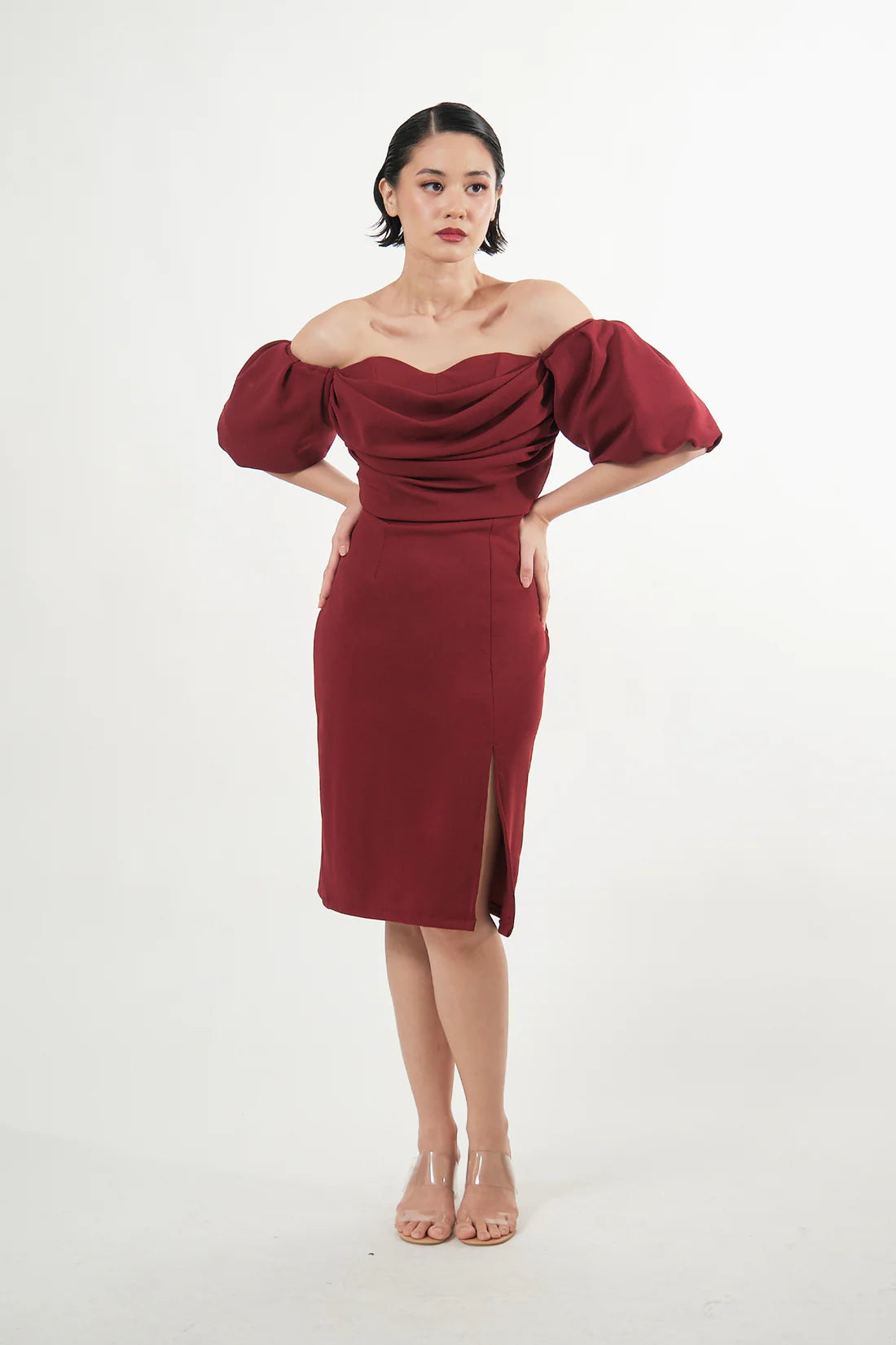 MARY COWL NECK PUFF