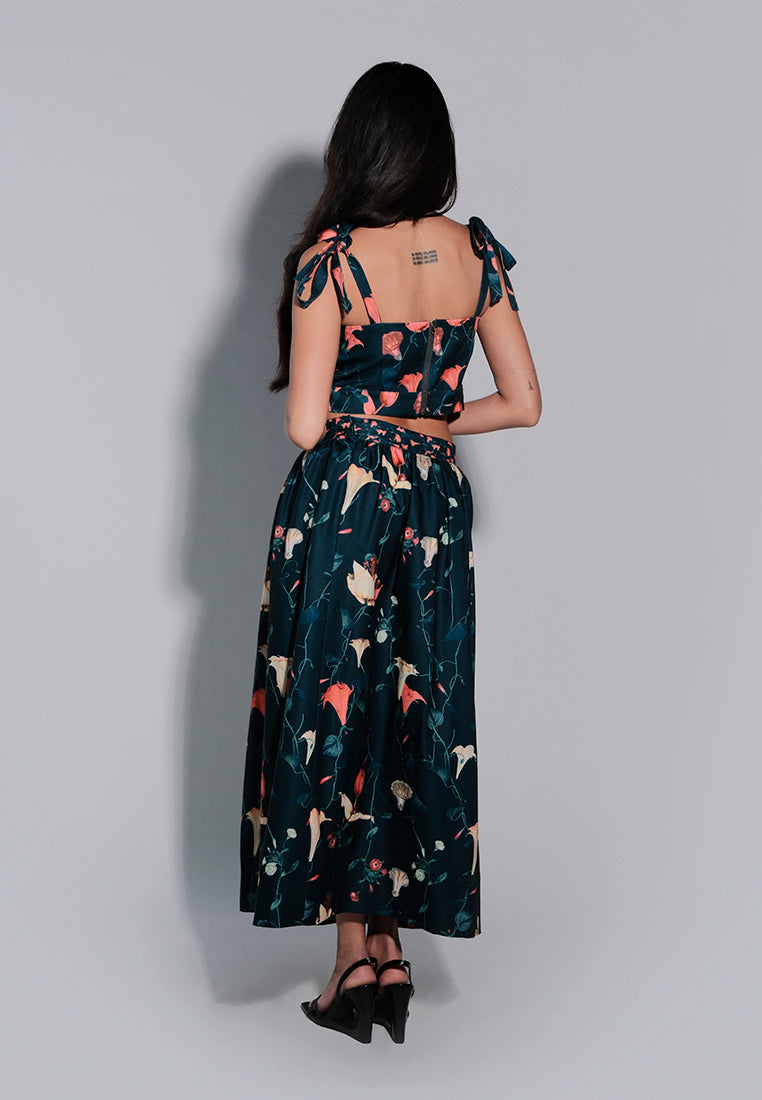 THE LOVER S/L TOP & SKIRT