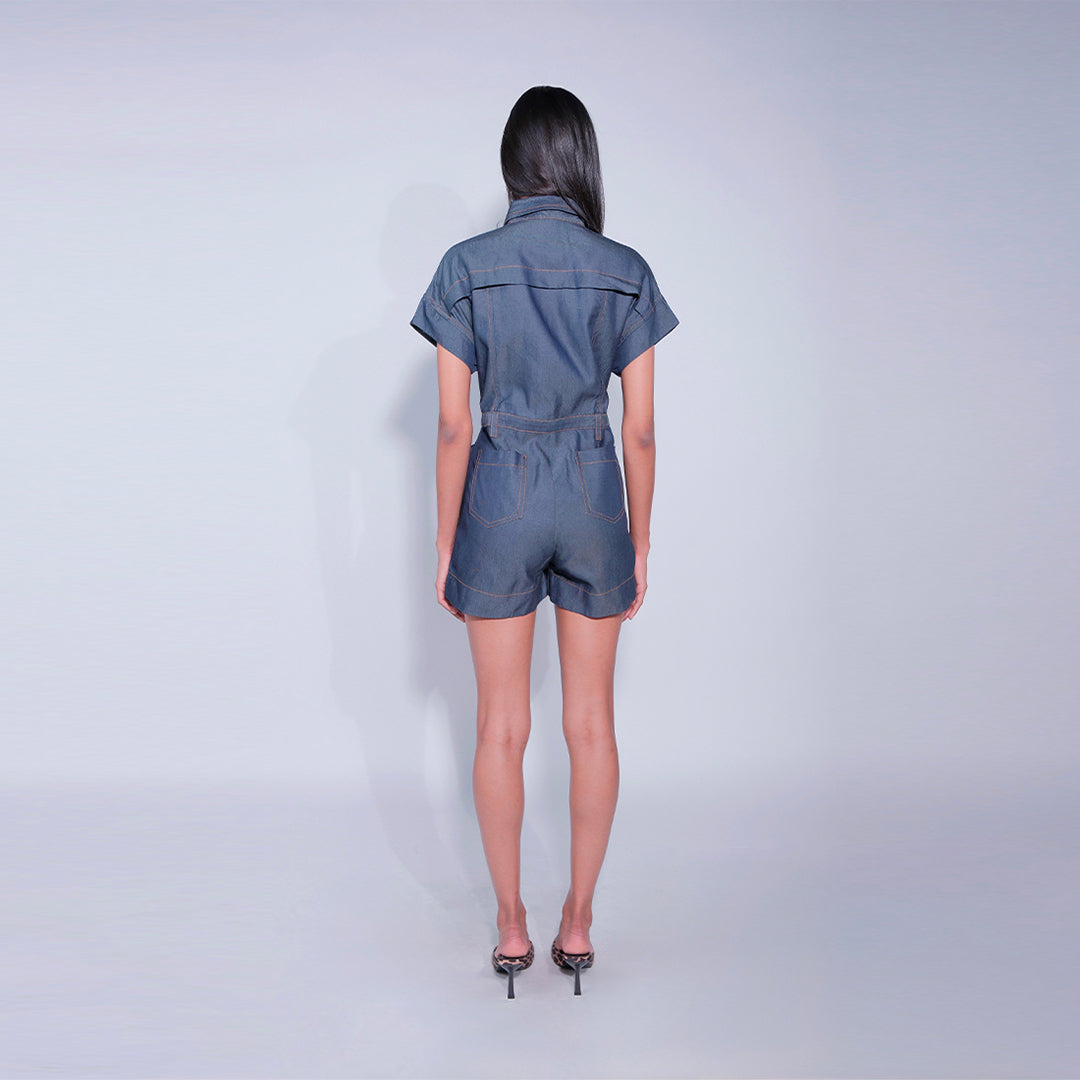 PEDILUM S/S PLAYSUIT