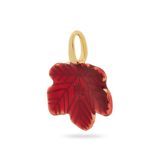 Maple leaf charm