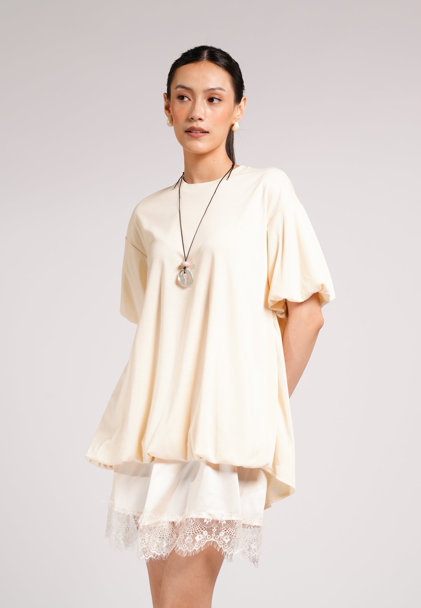 CREATIVE 2-IN-1 S/S DRESS