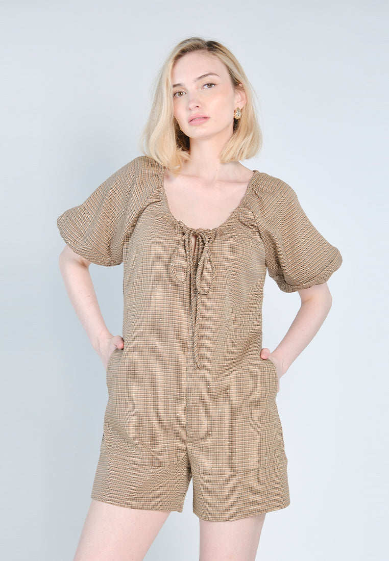 GINNY S/S PLAYSUIT
