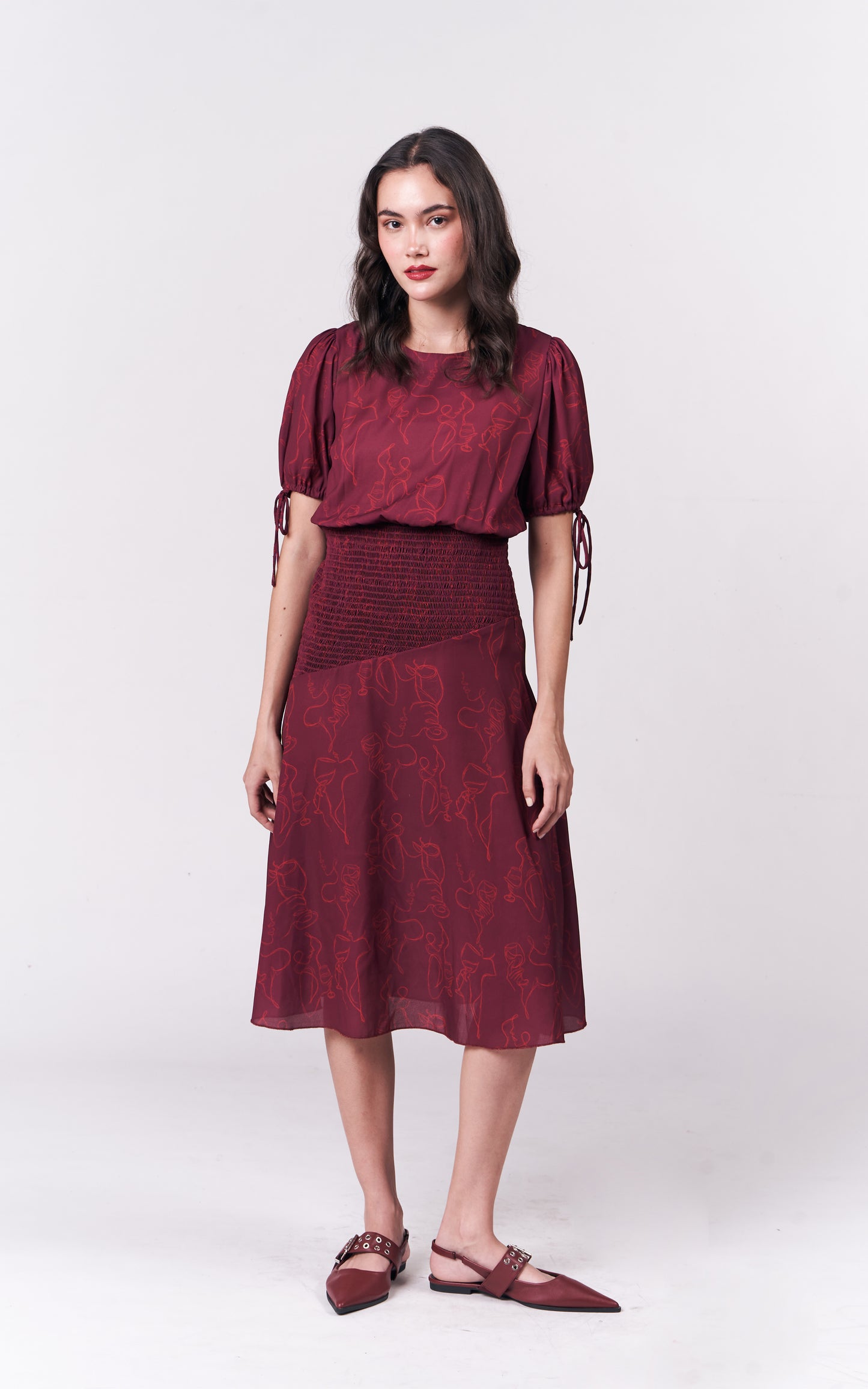 MERLOT S/S DRESS
