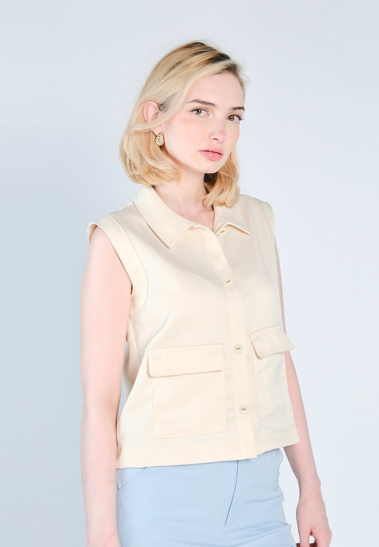 FRANZ S/L VEST TOP