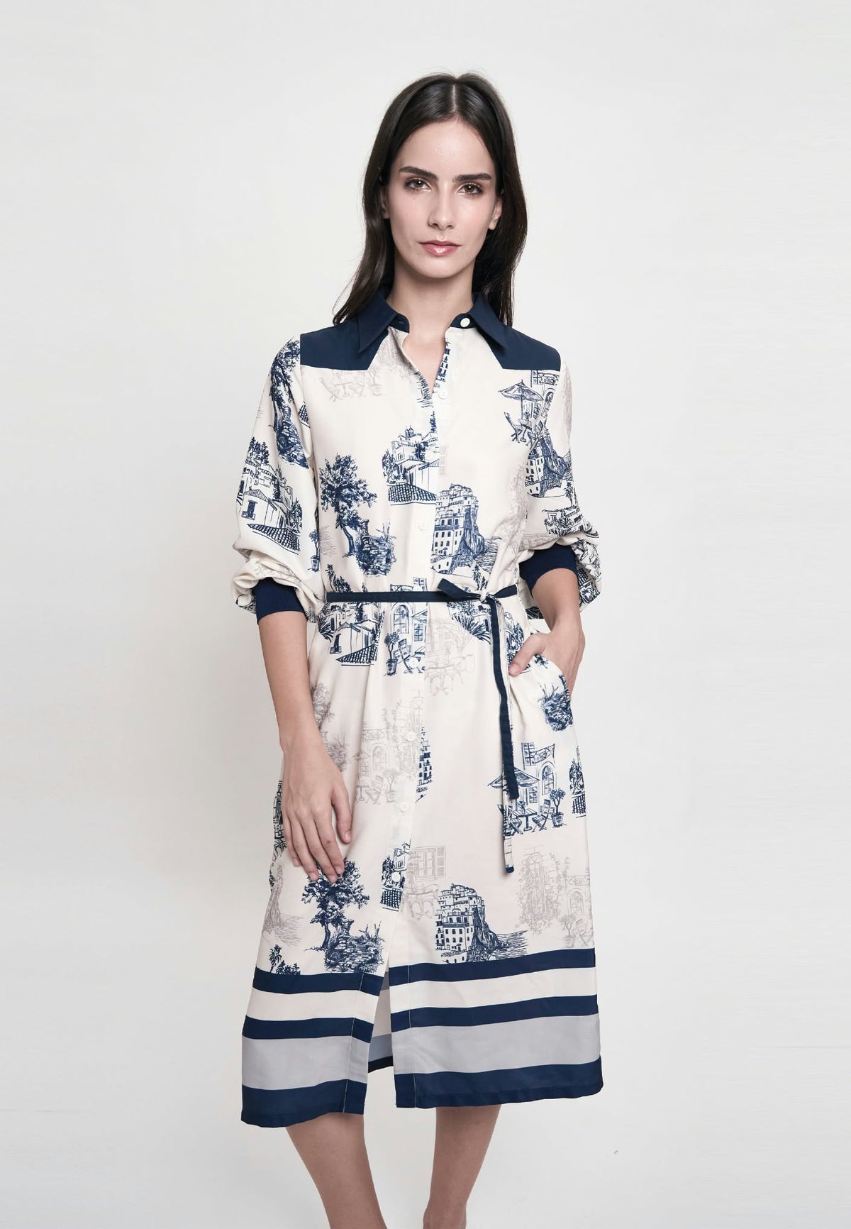 GREECE L/S DRESS