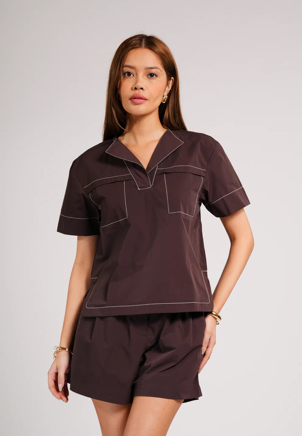 CALLOW - BLOUSE/SS