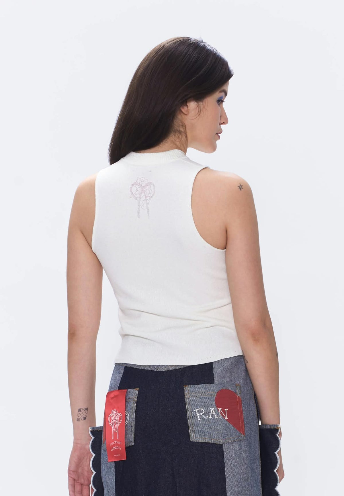 RIBS KNIT S/L TOP