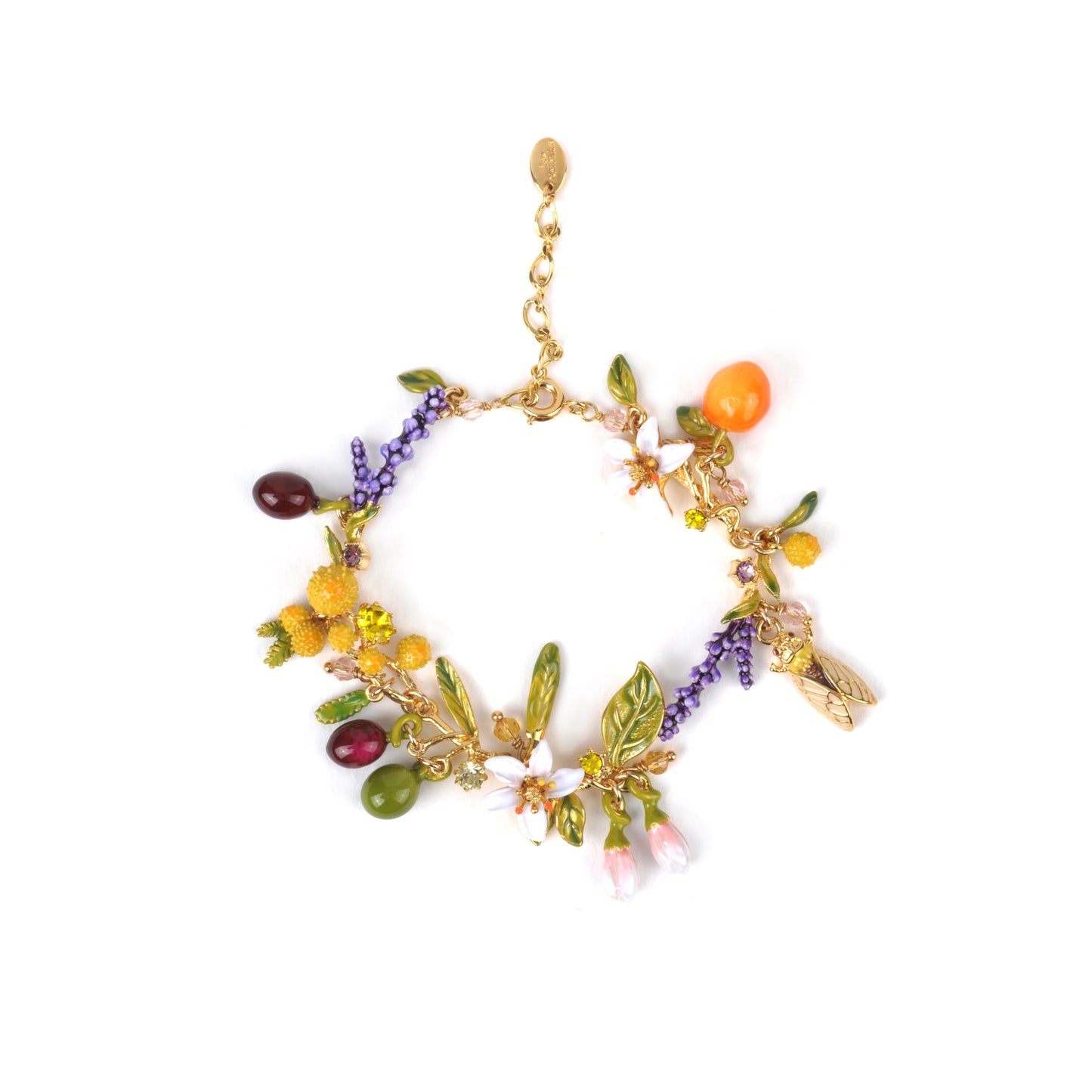 Les Néréides Bracelet 14,5 + 3,5cm JARDINS DE PROVENCE Mimosa & Orange & Olive from the JARDINS DE PROVENCE collection officially available in Manila, Philippines