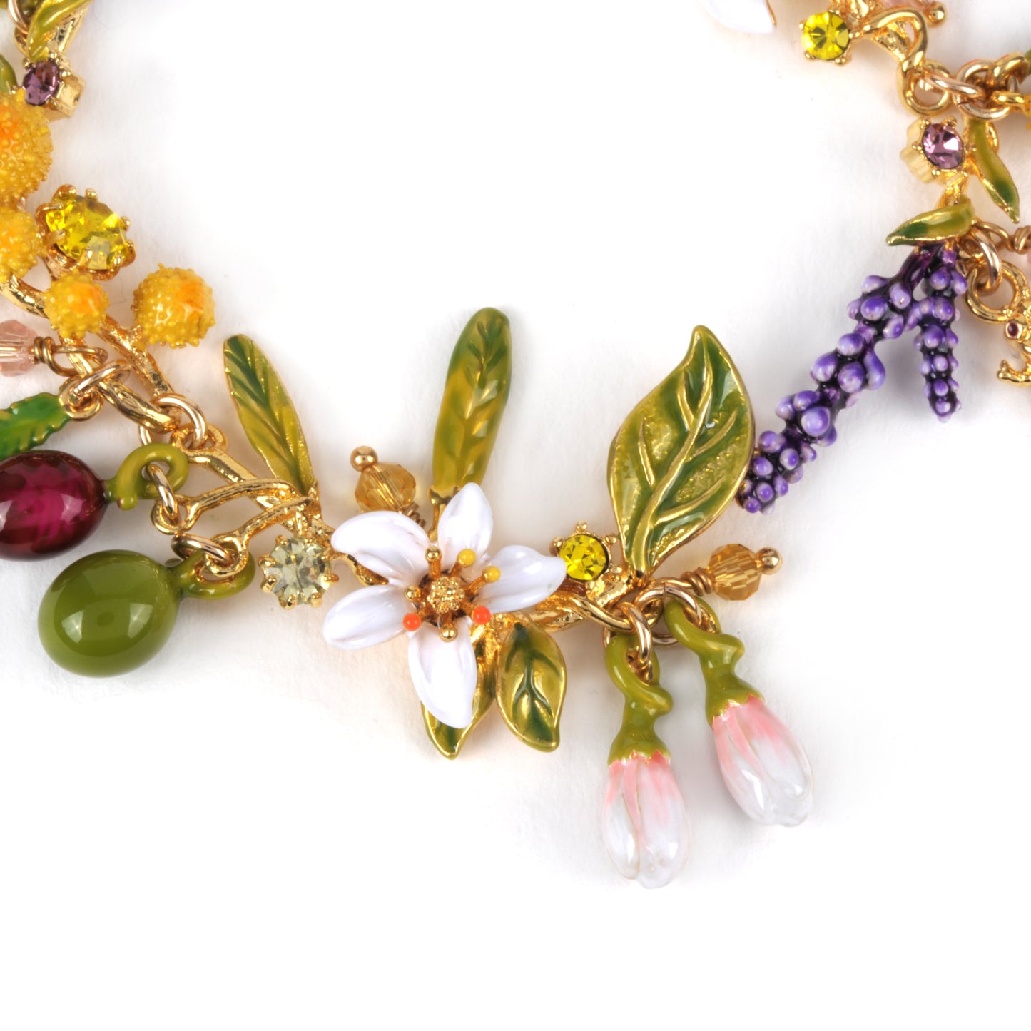 Les Néréides Bracelet 14,5 + 3,5cm JARDINS DE PROVENCE Mimosa & Orange & Olive from the JARDINS DE PROVENCE collection officially available in Manila, Philippines