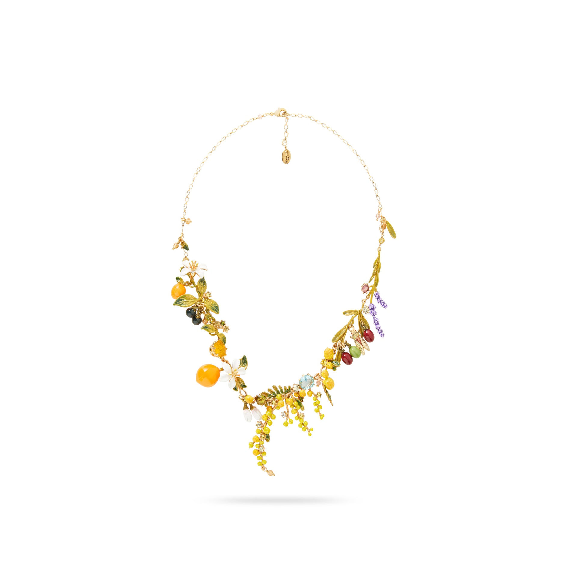 Les Néréides Necklace 40+5cm JARDINS DE PROVENCE Mimosa & Orange & Olive from the JARDINS DE PROVENCE collection officially available in Manila, Philippines