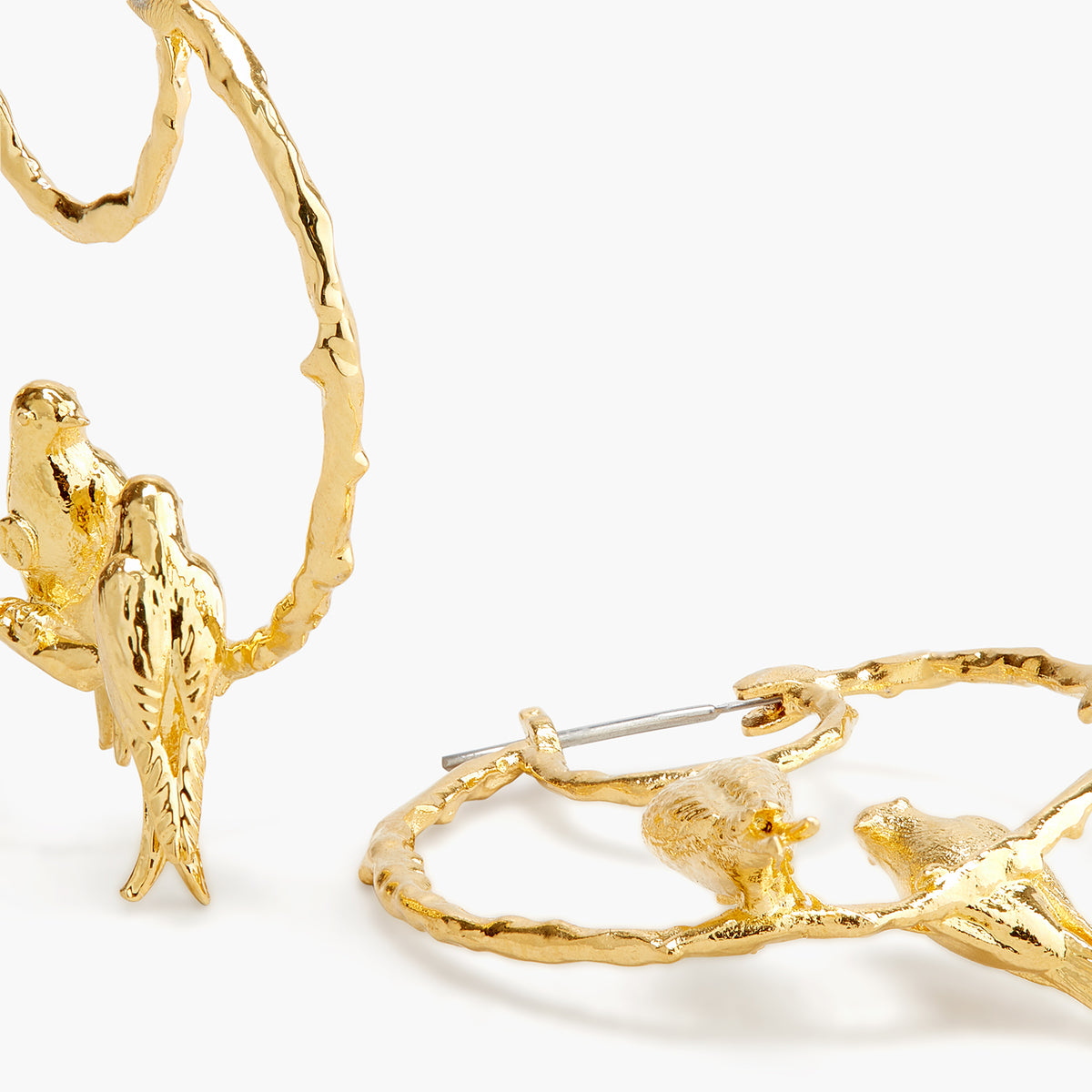 Birds Hoop earrings NATURE FLAMBOYANTE