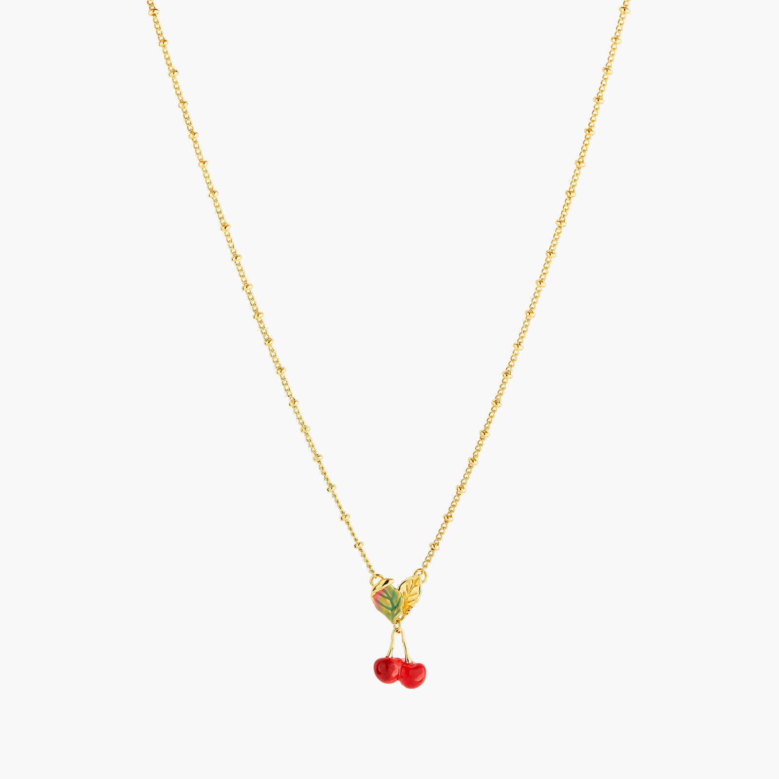 Les Néréides 42 + 5 cm Necklace Exquise Cerise from the EXQUISE CERISE collection officially available in Manila, Philippines