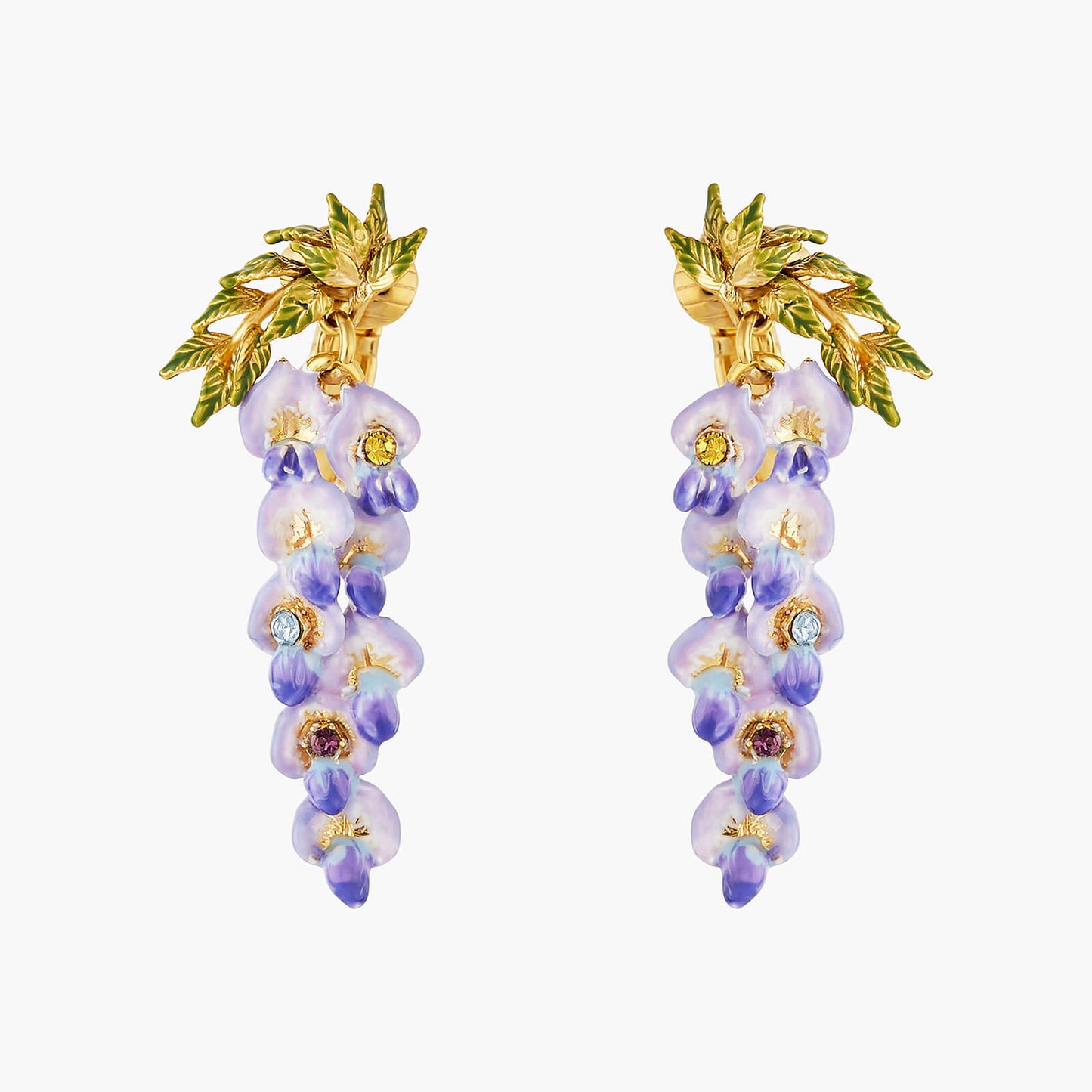 Les Néréides Clip Earrings À L'OMBRE DES FLEURS from the À L'OMBRE DES FLEURS collection officially available in Manila, Philippines