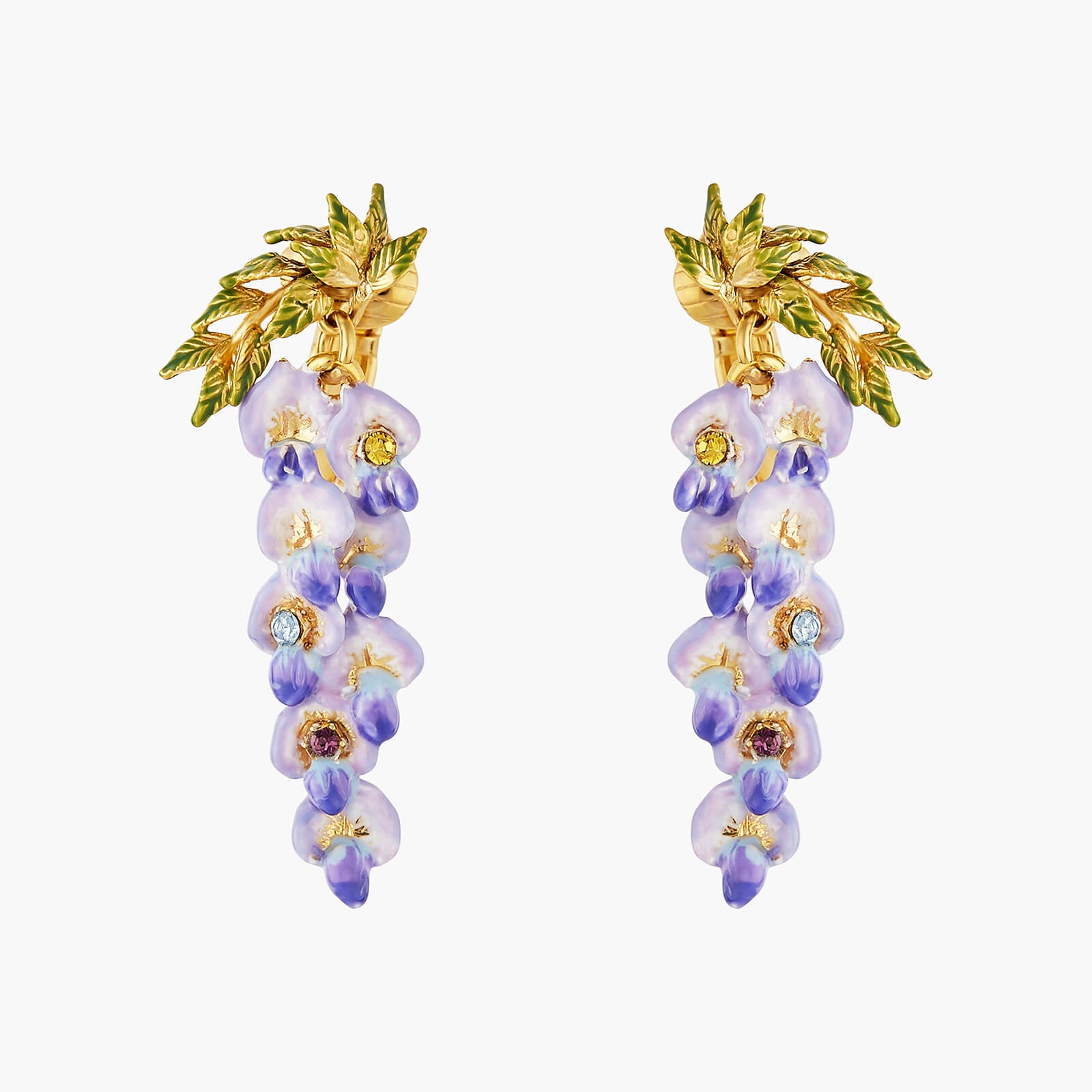 Les Néréides Clip Earrings À L'OMBRE DES FLEURS from the À L'OMBRE DES FLEURS collection officially available in Manila, Philippines