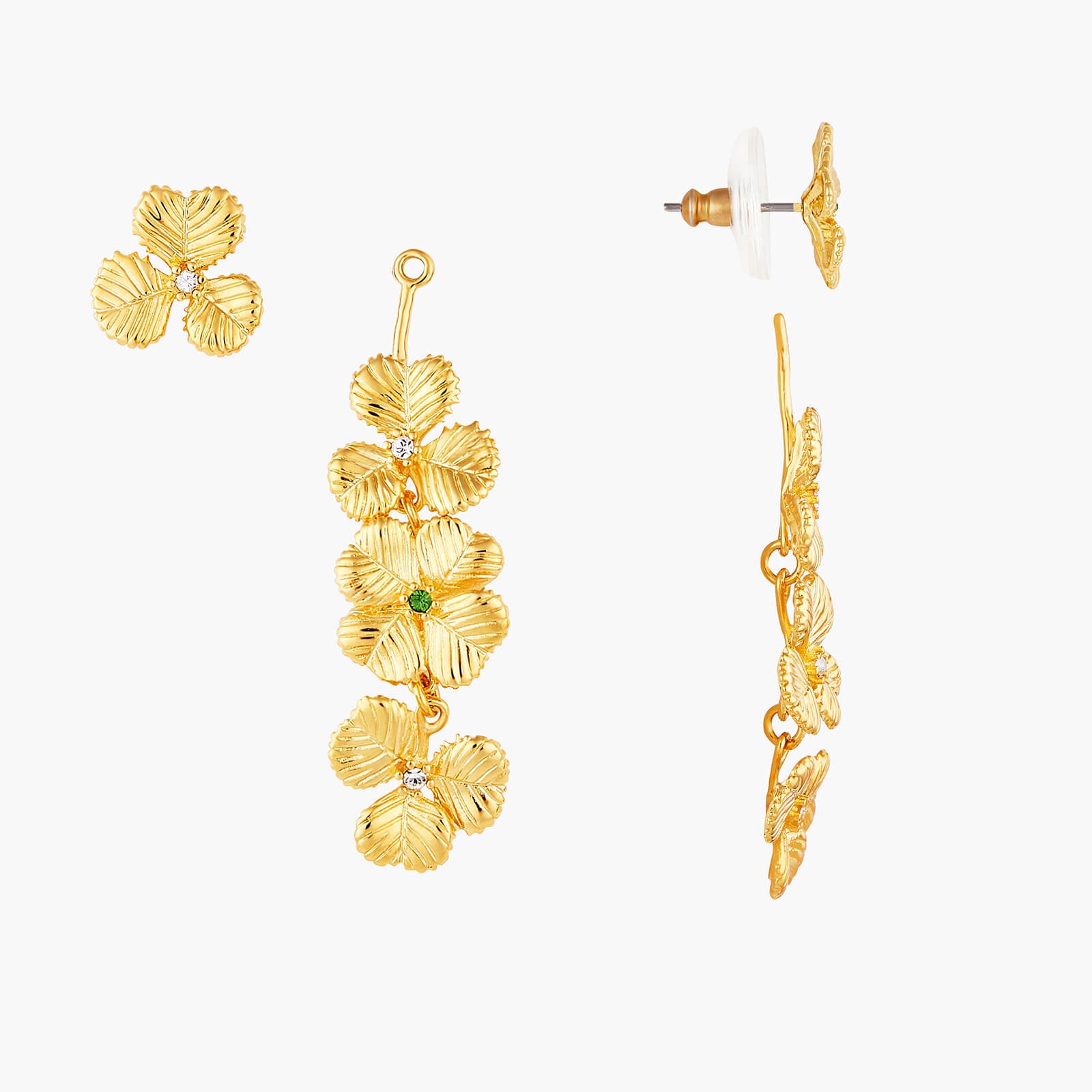 Les Néréides Post Earrings FLEUR DE CHANCE from the FLEUR DE CHANCE collection officially available in Manila, Philippines