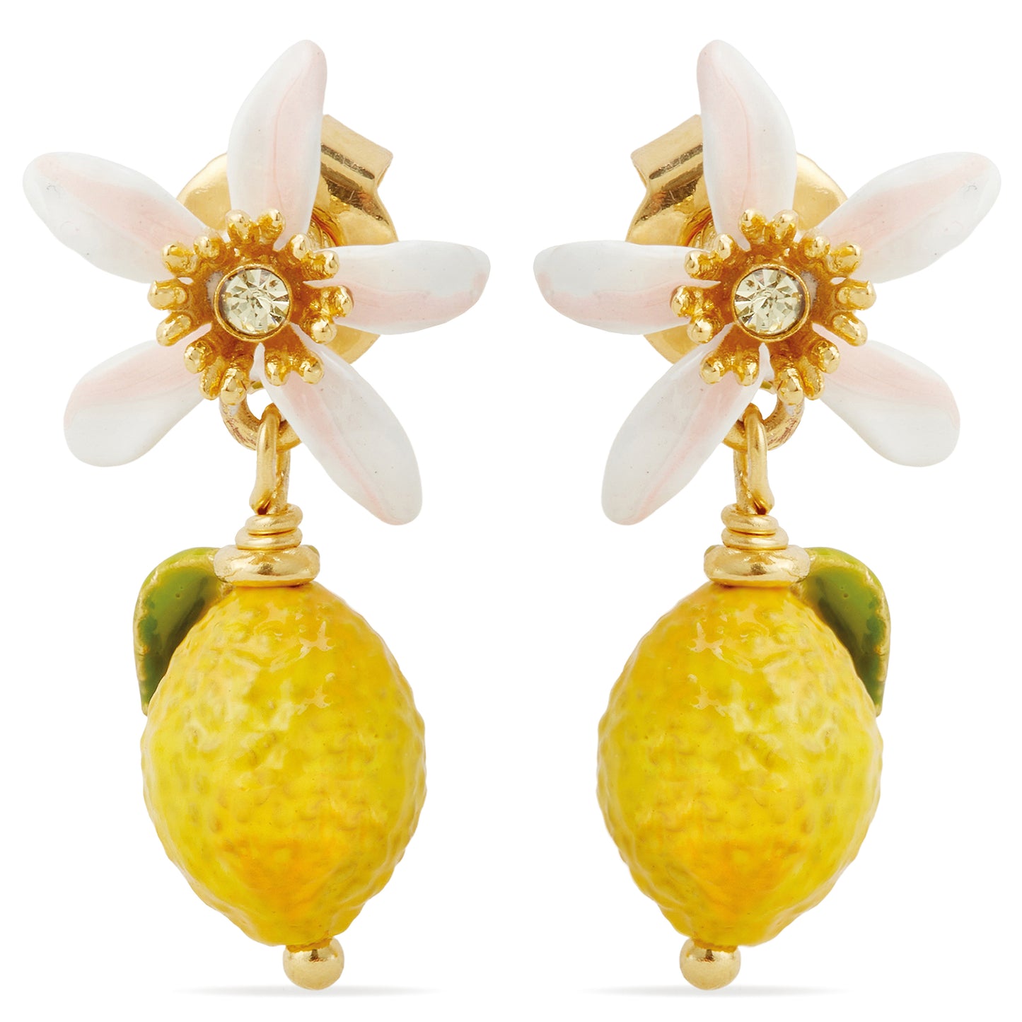 Les Néréides Post Earrings MIGNON CITRON from the MIGNON CITRON collection officially available in Manila, Philippines
