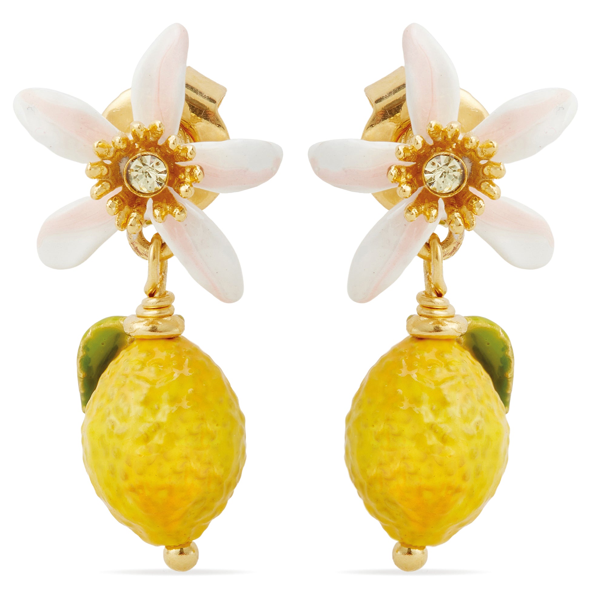 Les Néréides Post Earrings MIGNON CITRON from the MIGNON CITRON collection officially available in Manila, Philippines