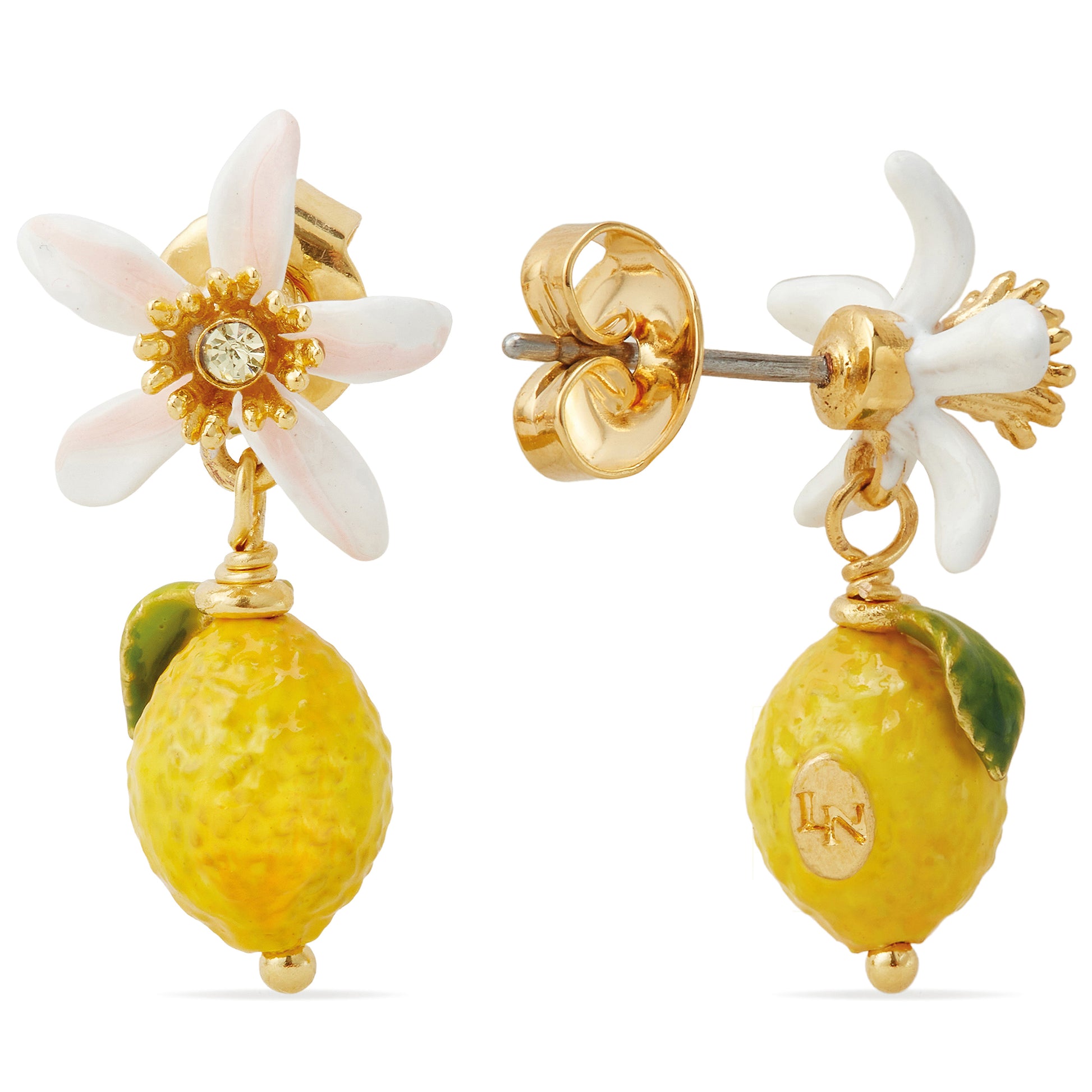 Les Néréides Post Earrings MIGNON CITRON from the MIGNON CITRON collection officially available in Manila, Philippines