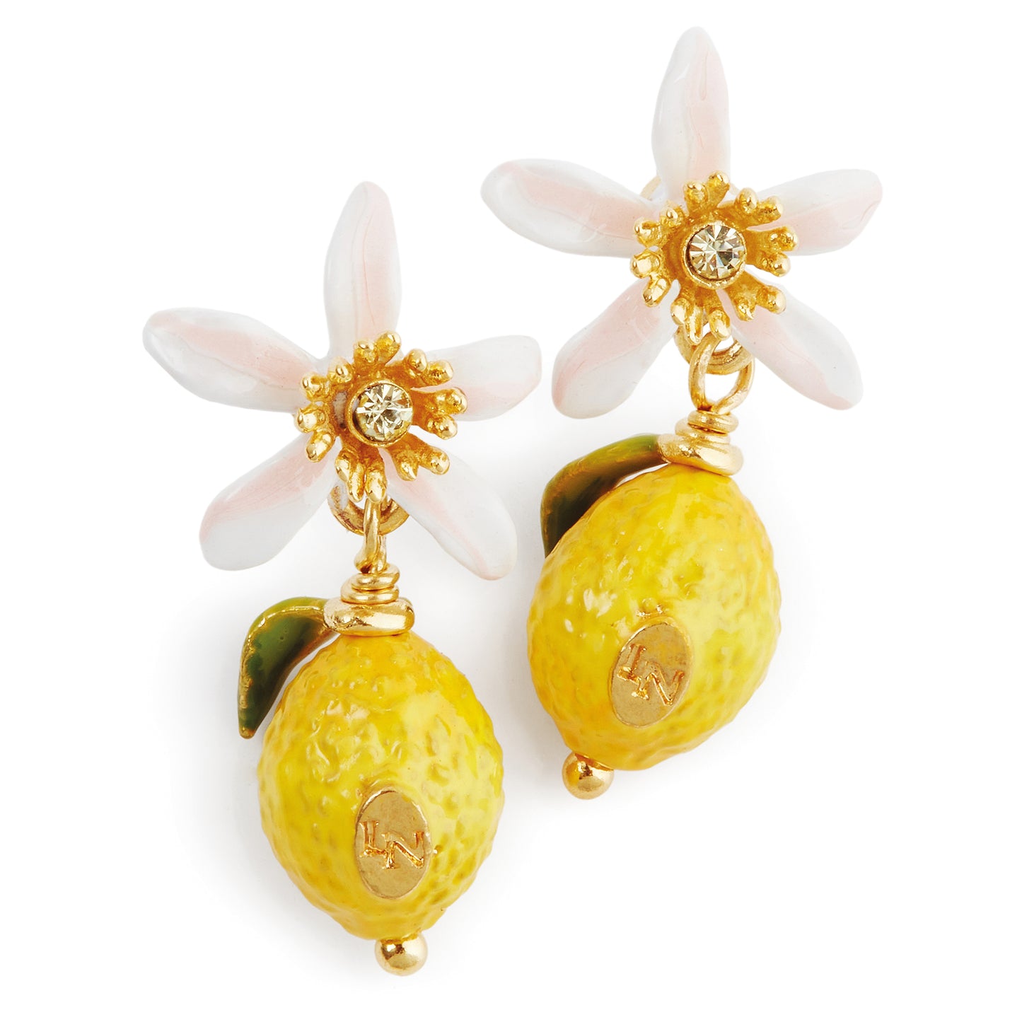 Les Néréides Post Earrings MIGNON CITRON from the MIGNON CITRON collection officially available in Manila, Philippines
