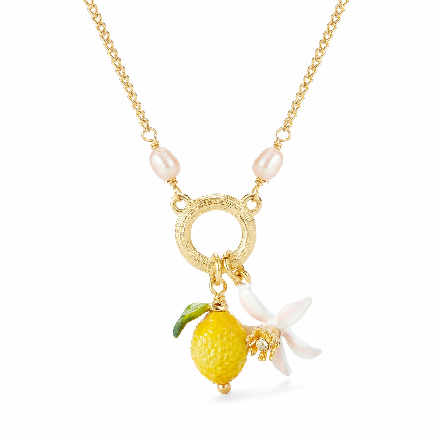 Les Néréides Necklace 40+5cm MIGNON CITRON from the MIGNON CITRON collection officially available in Manila, Philippines