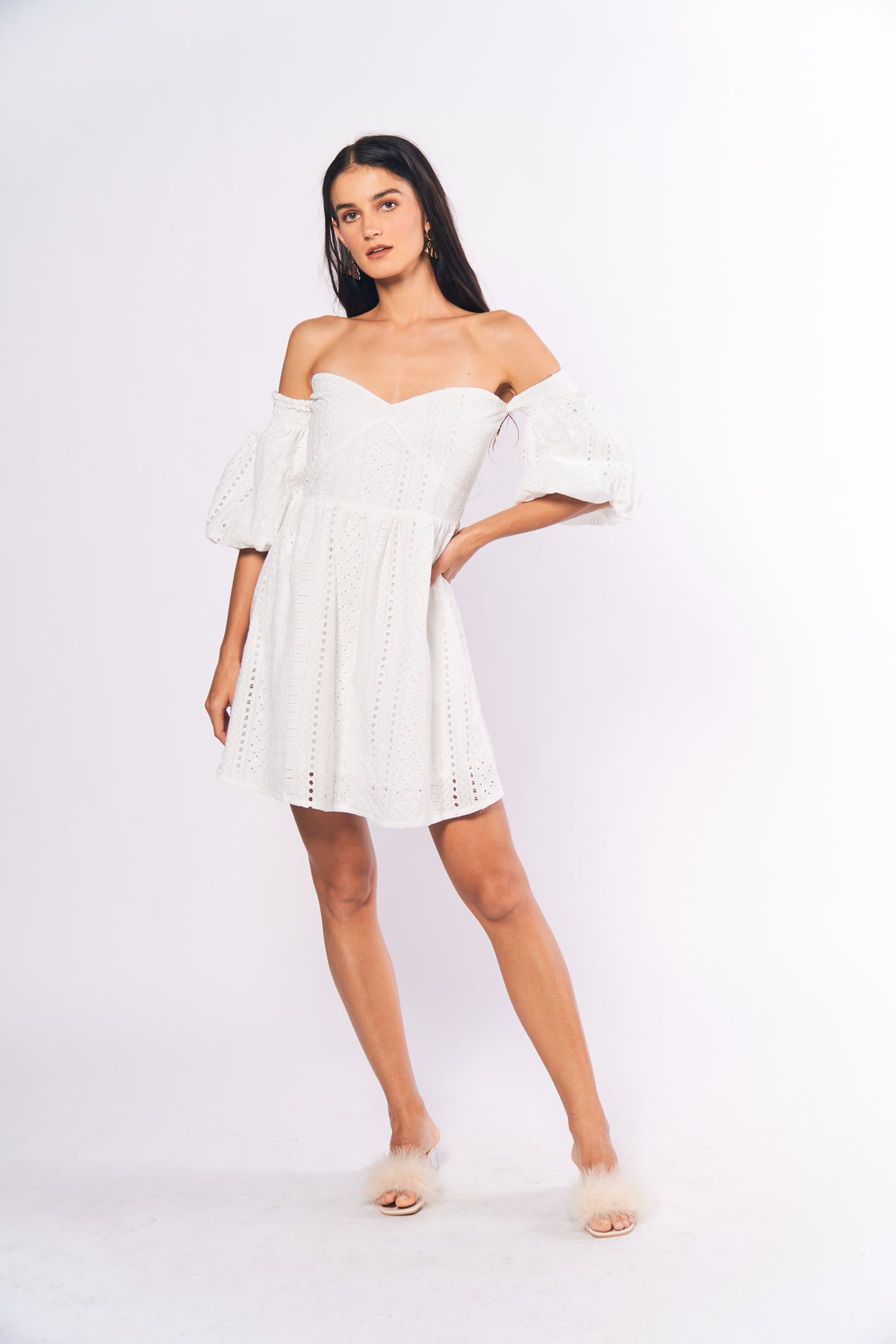 ARIELLA OFFSHOULDER DRESS