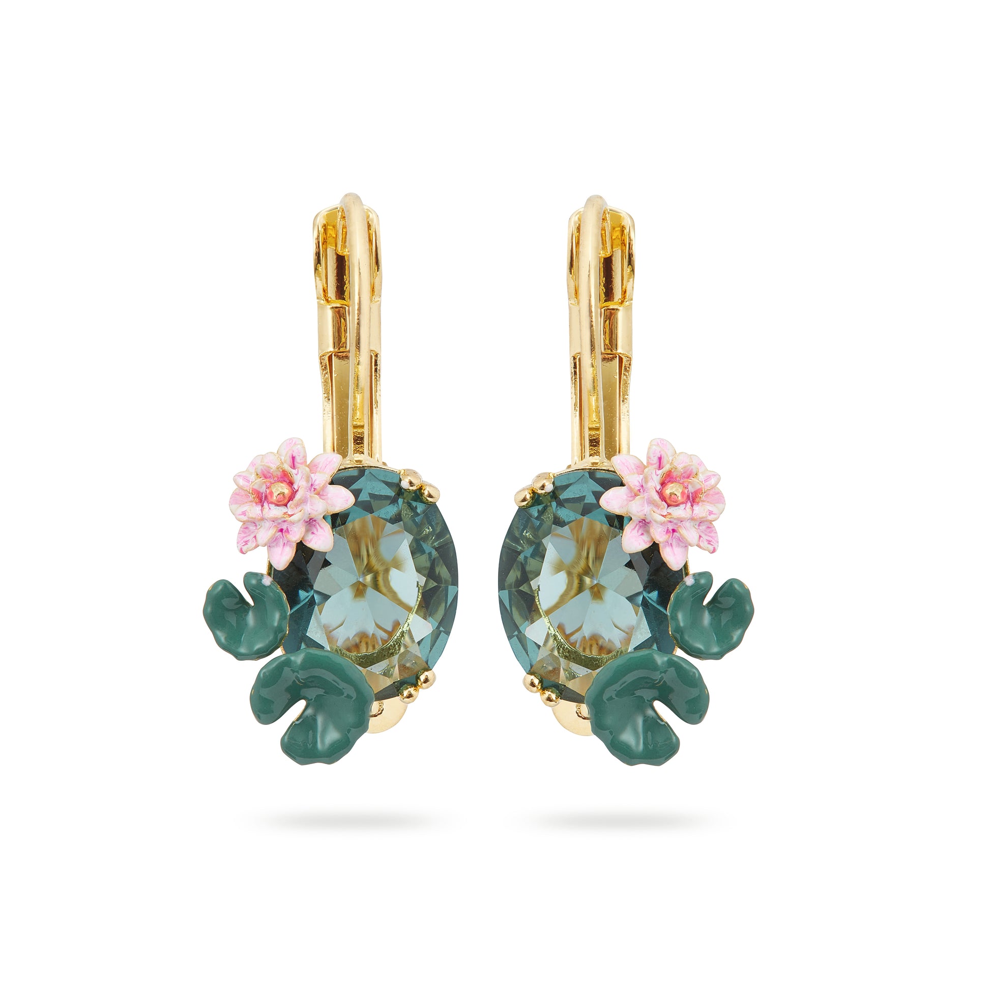 Les Néréides BW400603 - Sleeper Earrings LES NYMPHEAS from the LES NYMPHEAS collection officially available in Manila, Philippines