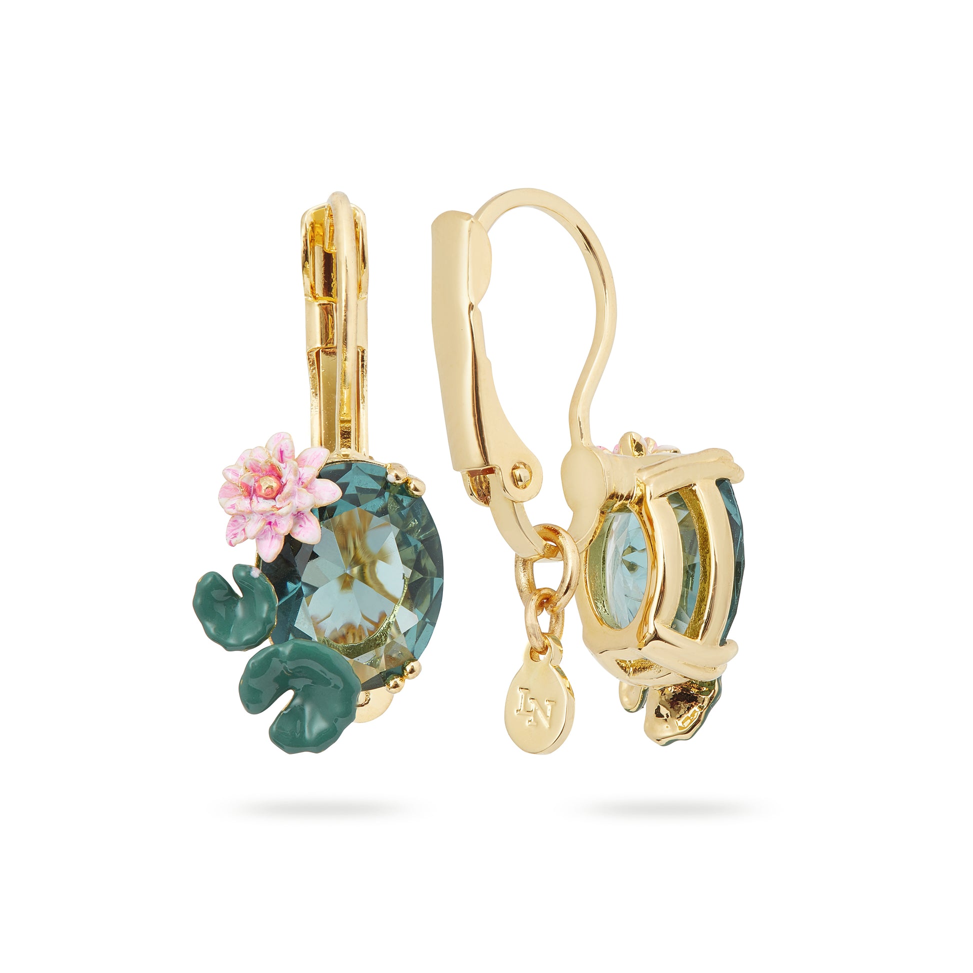Les Néréides BW400603 - Sleeper Earrings LES NYMPHEAS from the LES NYMPHEAS collection officially available in Manila, Philippines