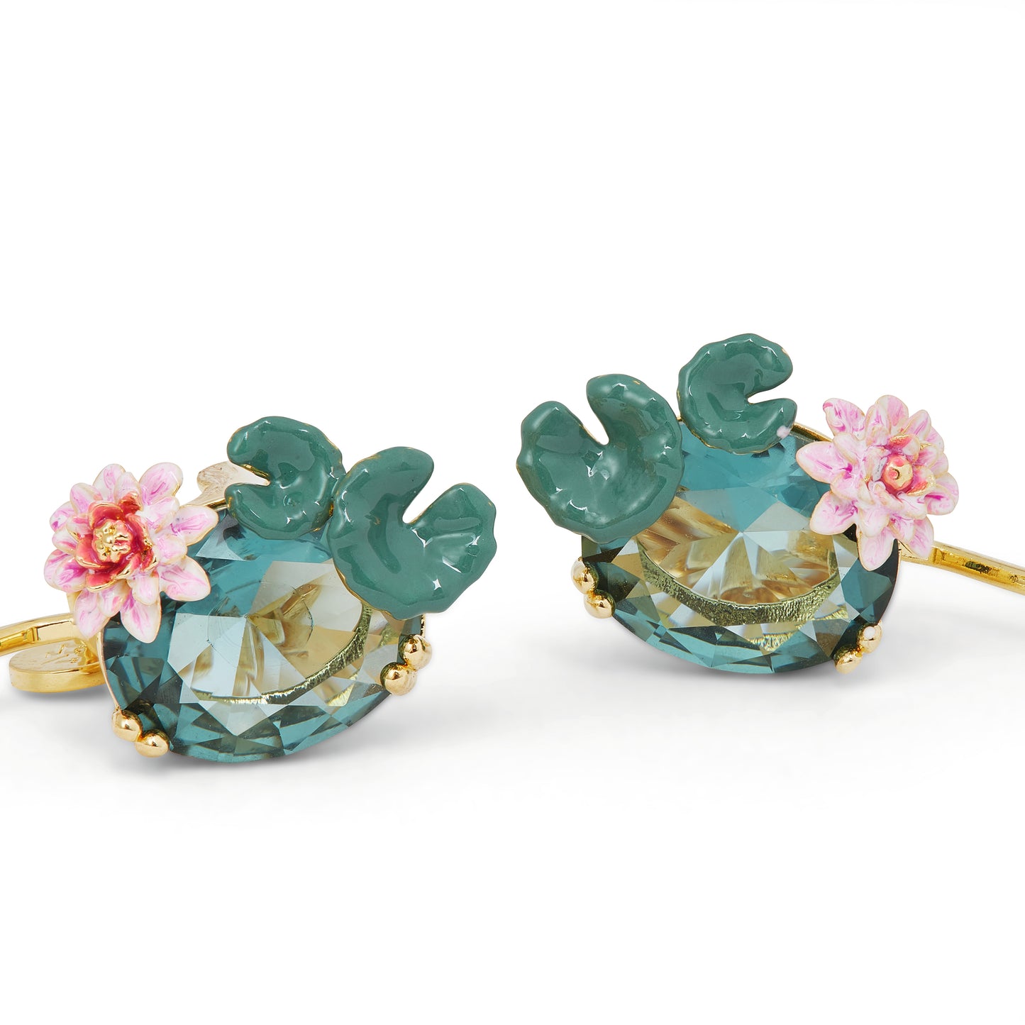 Les Néréides BW400603 - Sleeper Earrings LES NYMPHEAS from the LES NYMPHEAS collection officially available in Manila, Philippines
