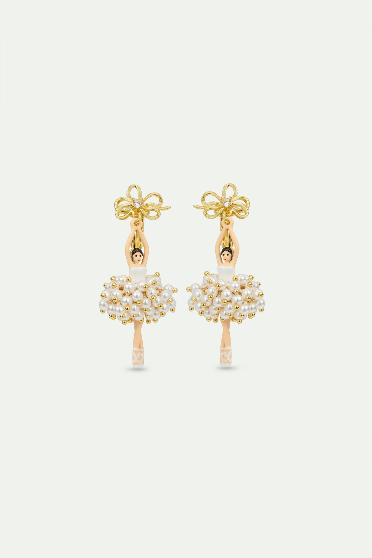 Les Néréides Clip Earrings PAS DE DEUX from the PAS DE DEUX collection officially available in Manila, Philippines
