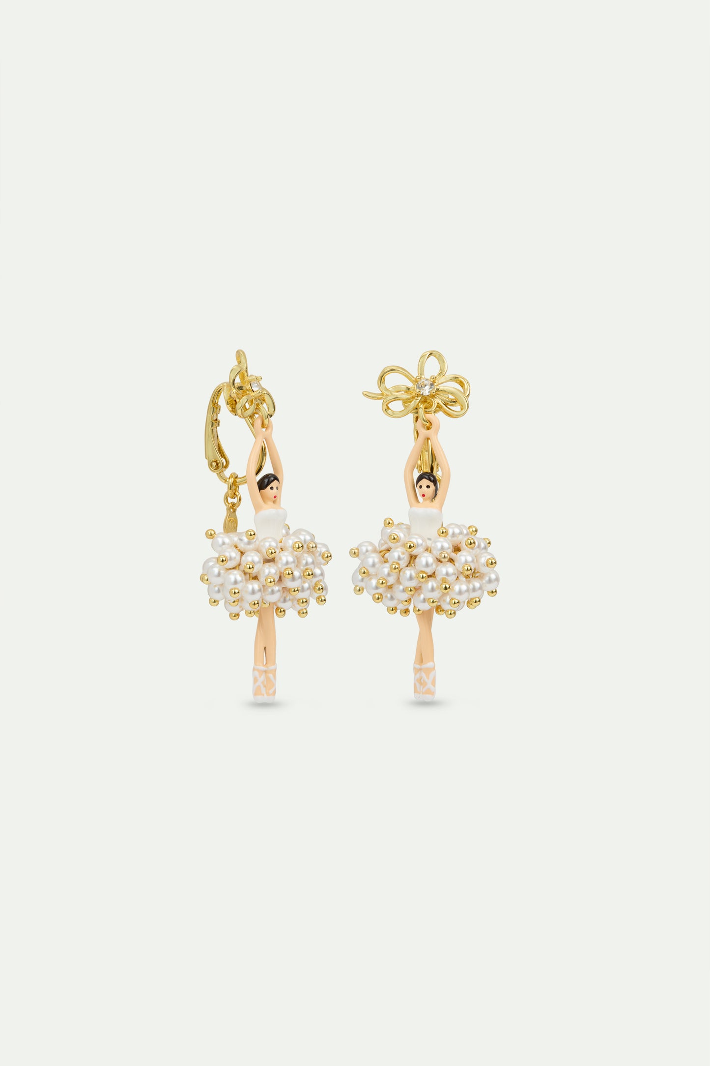 Les Néréides Clip Earrings PAS DE DEUX from the PAS DE DEUX collection officially available in Manila, Philippines