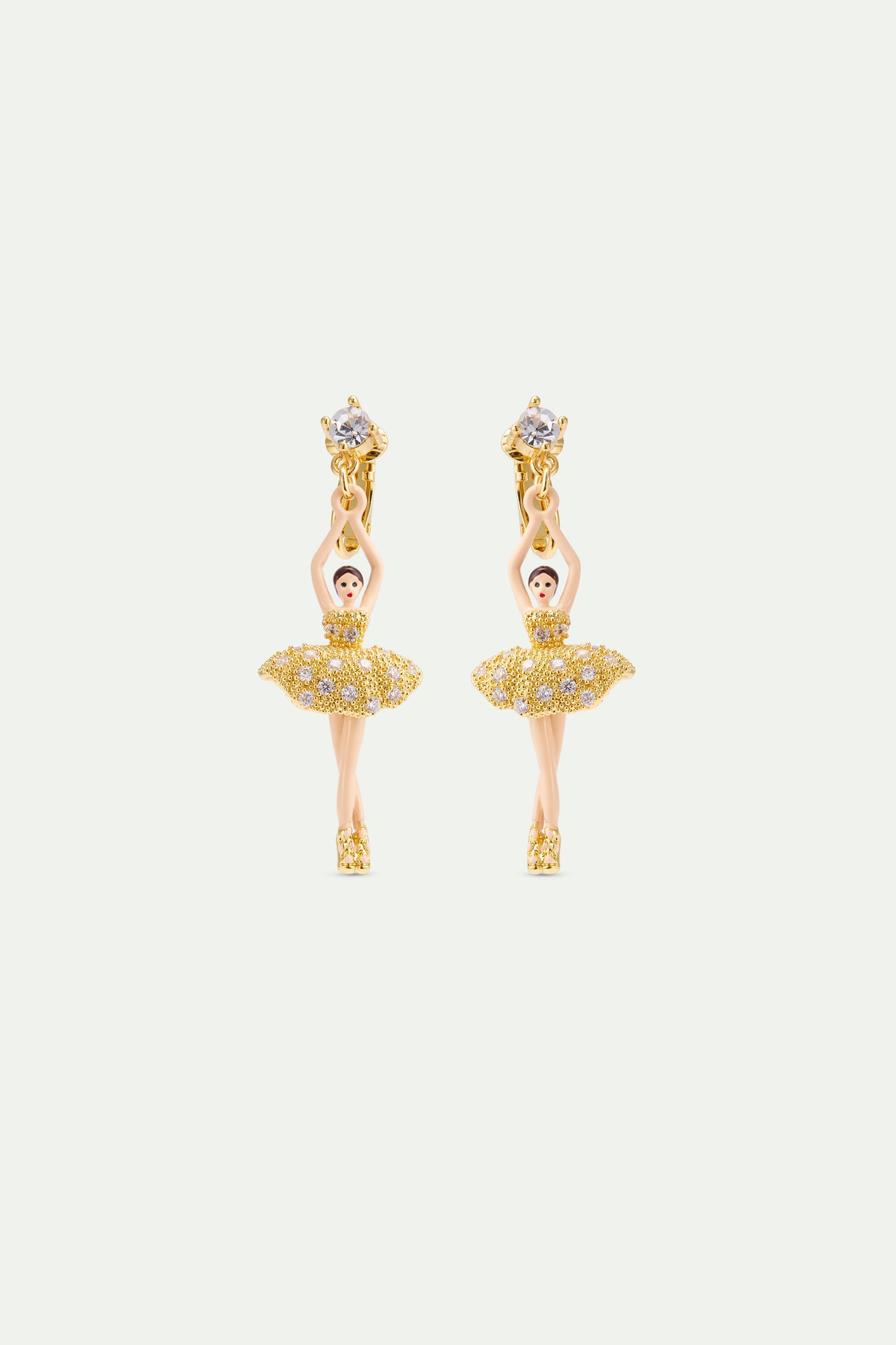 Les Néréides Clip Earrings PAS DE DEUX from the PAS DE DEUX collection officially available in Manila, Philippines