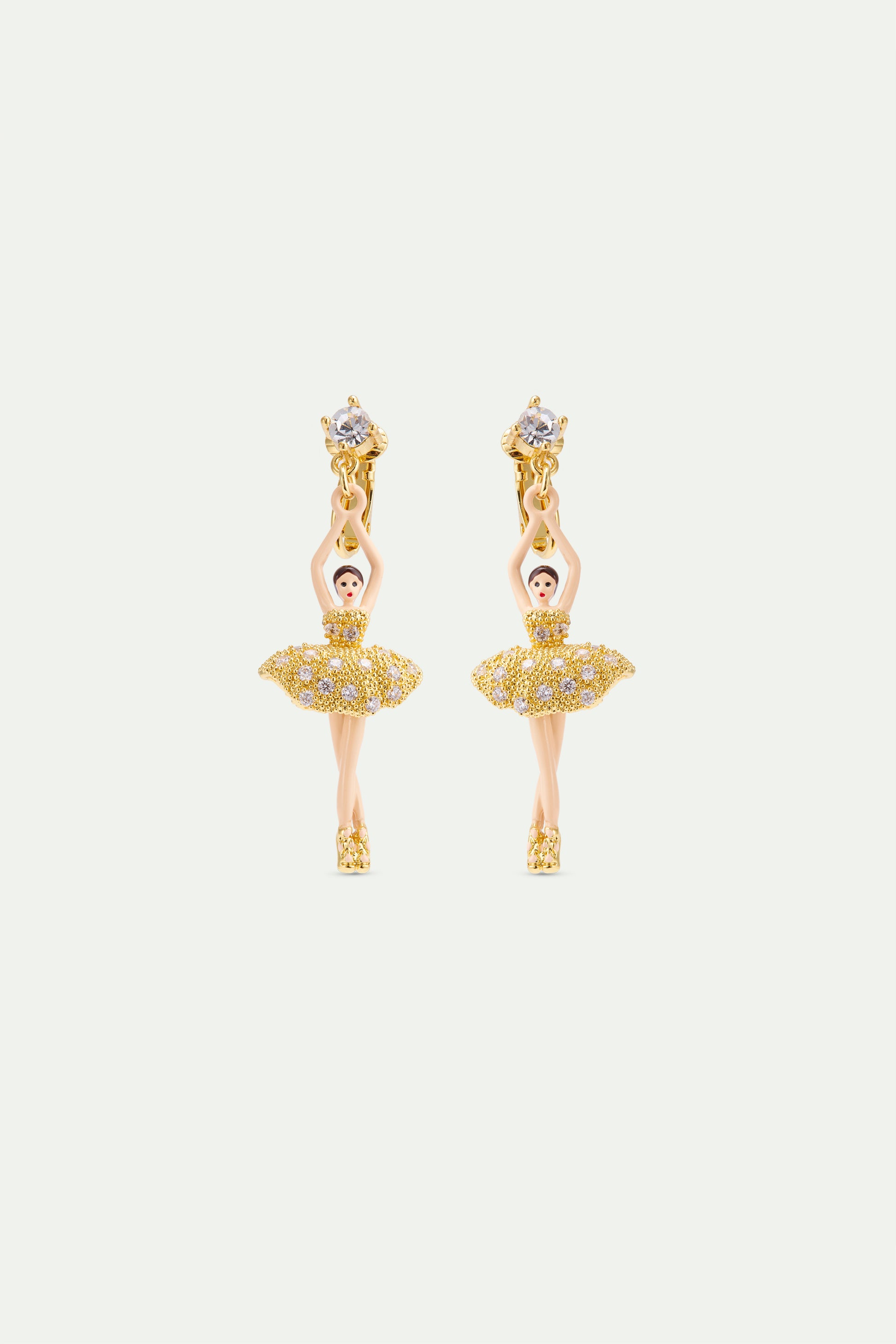 Les Néréides Clip Earrings PAS DE DEUX from the PAS DE DEUX collection officially available in Manila, Philippines