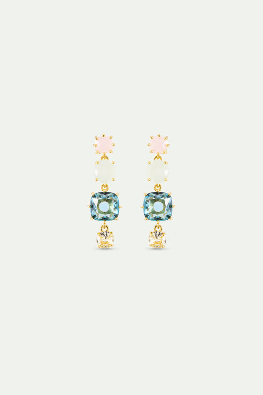 Les Néréides Post Earrings LA DIAMANTINE rosa centifolia from the LA DIAMANTINE collection officially available in Manila, Philippines
