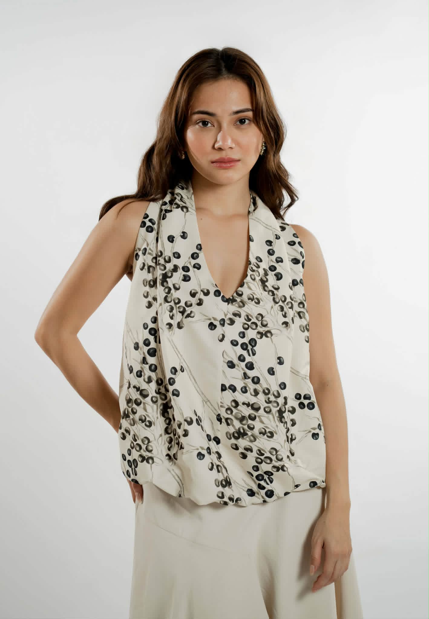 EVERLEA S/L BLOUSE 2-WAY
