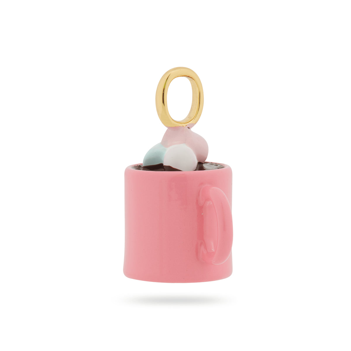 Hot chocolate mug charm