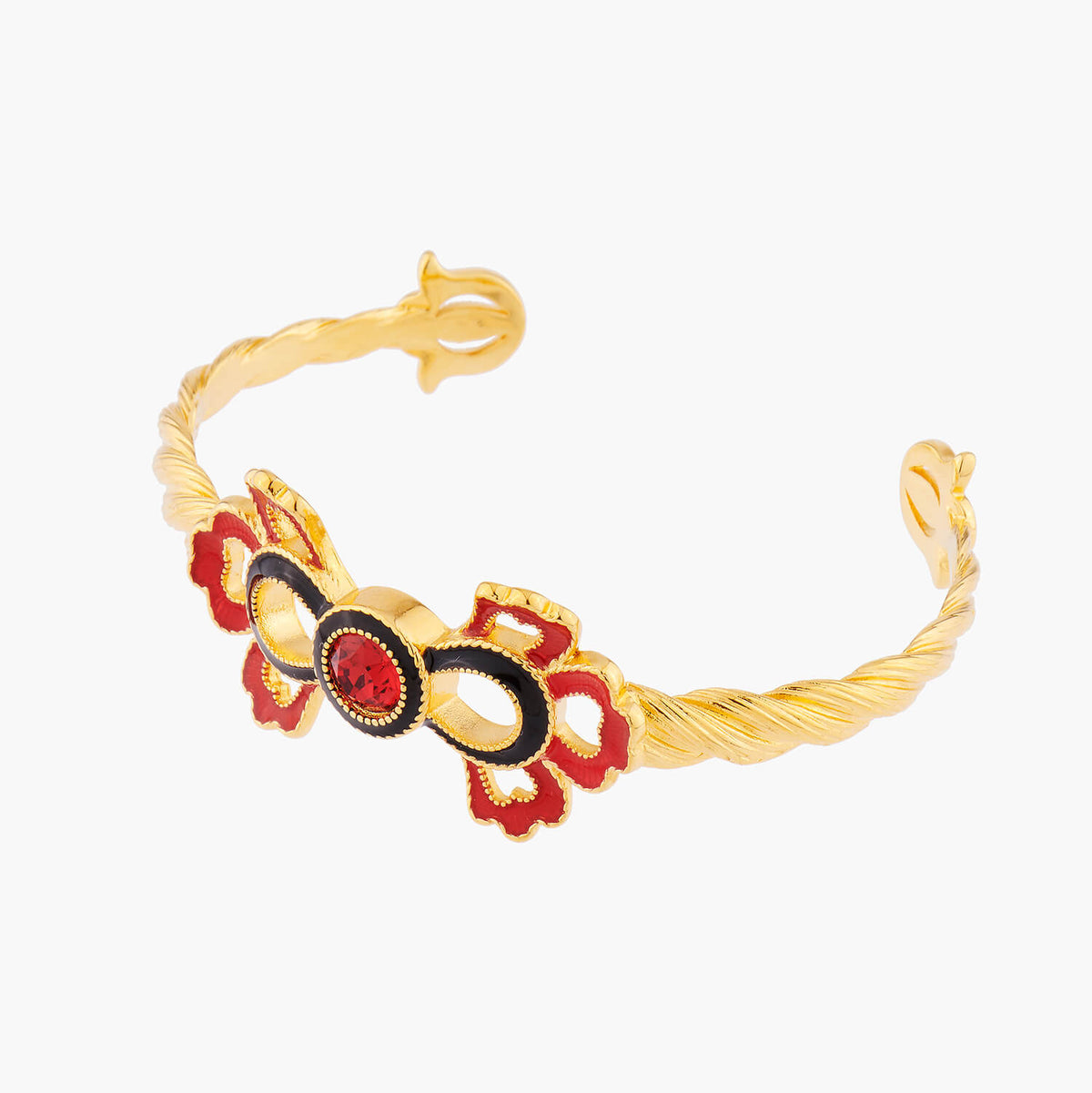 Indian Palm Pattern Bangle Bracelet