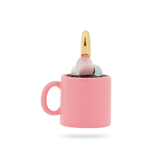 Hot chocolate mug charm