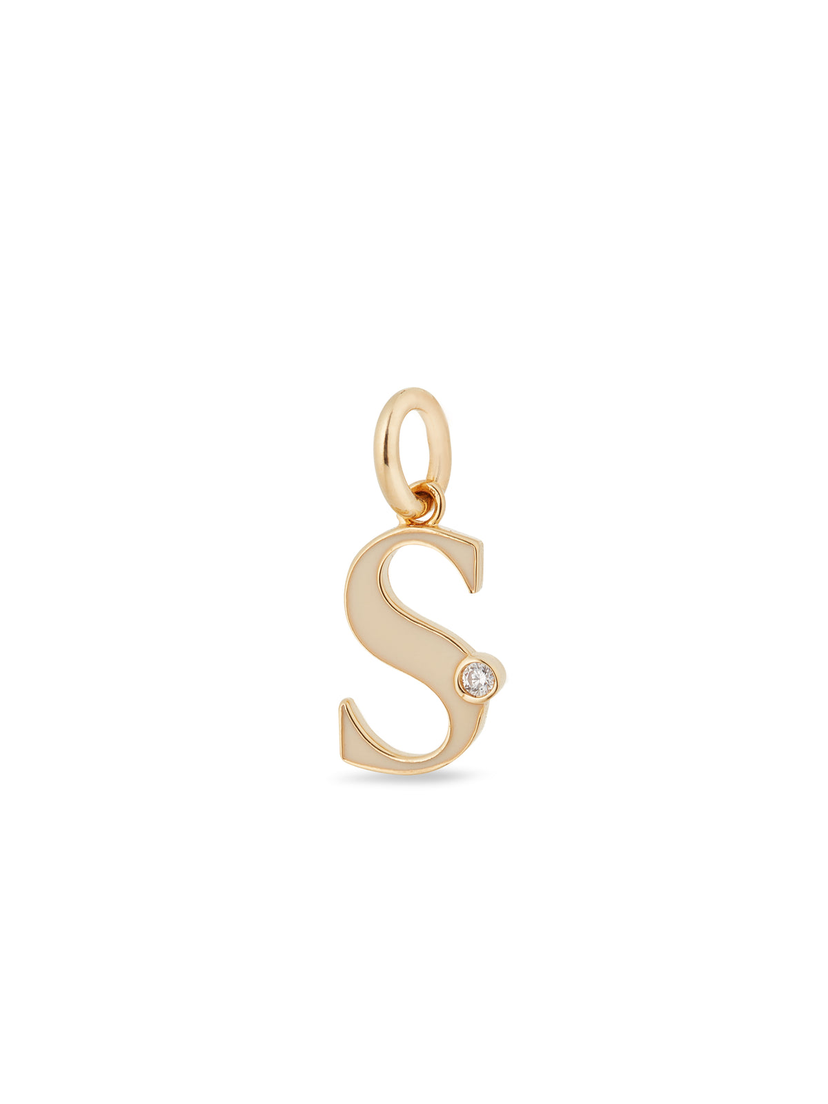 Letter S pendant necklace