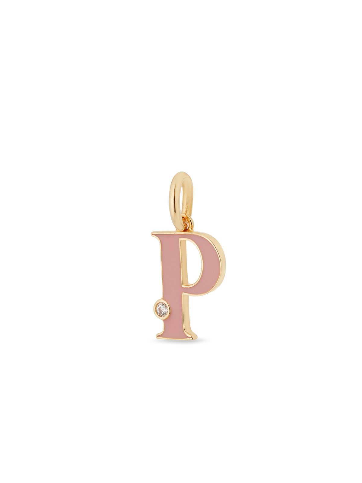 Letter P pendant necklace