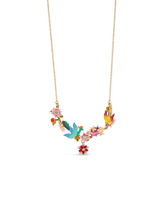 Lush garden statement necklace