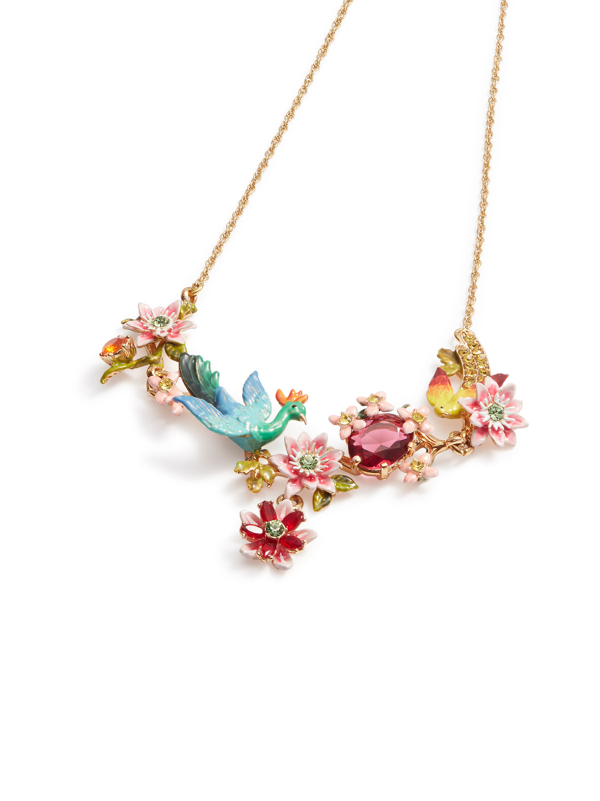 Lush garden statement necklace