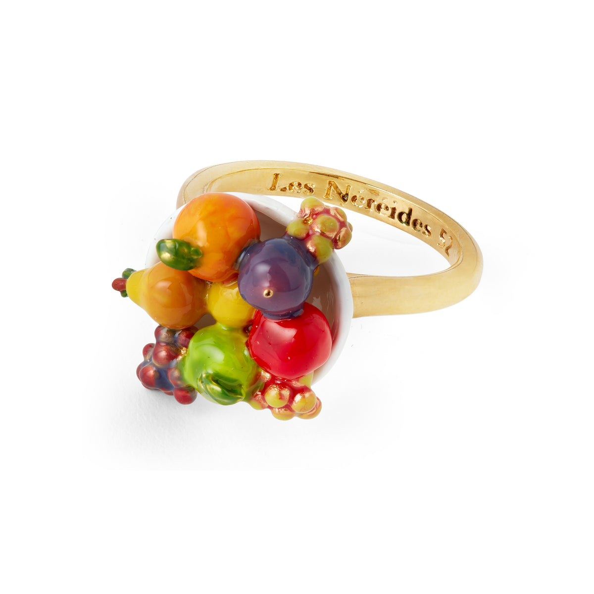 Fruit bowl cocktail ring