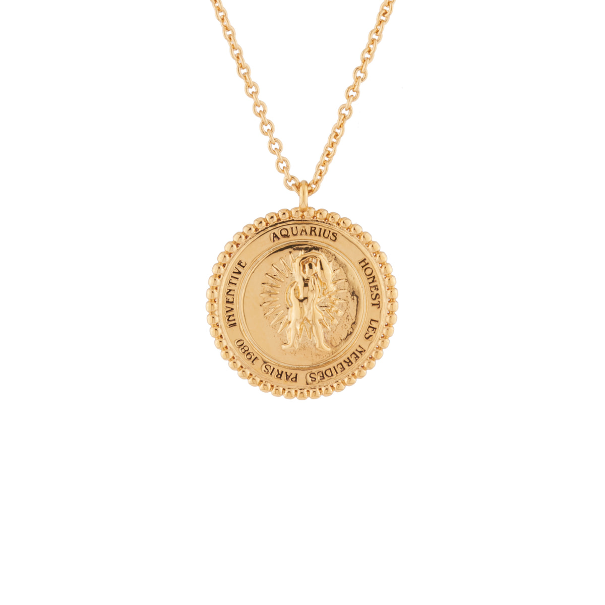 Pendant Aquarius Zodiac Sign 42 + 5 cm Necklace CONSTELLATION